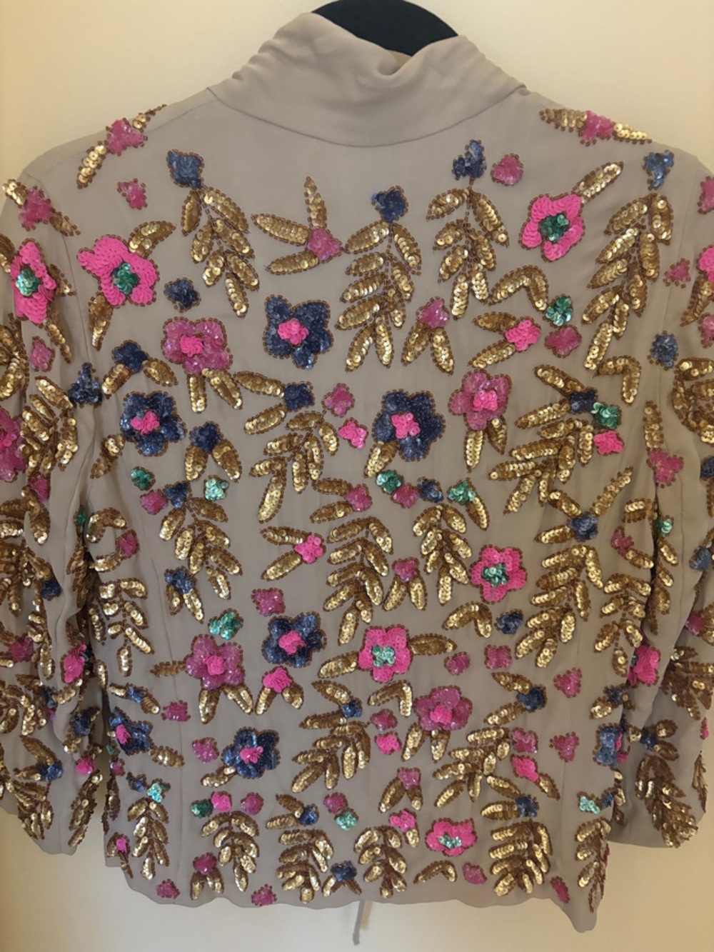 Vintage JCrew Collection silk shawl collar jacket. Size 2 - Picture 3 of 4